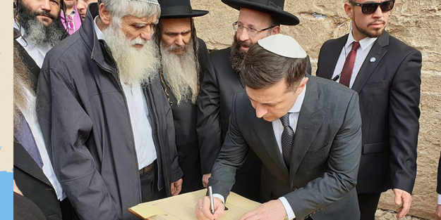 Yahudi Zelenski’den İsrail'e eleştiri: 'Hepimiz Davud'uz ama...'