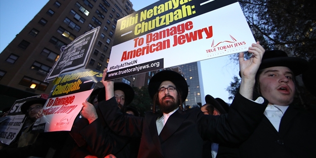 Yahudiler: Katil İsrail ortadoğu'dan defol!