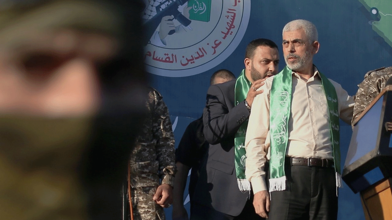 Yahya Sinvar için yürüyüş ve gıyabi cenaze namazı