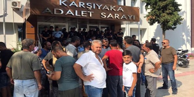 Yakalandığını duyan adliyeye koştu