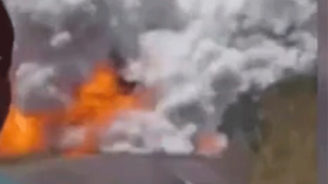  Brezilya'da yakıt yüklü tanker havaya uçtu! Dehşet anları kamerada!