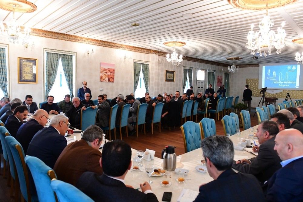 Yakutiye’de muhtarlar buluşması 