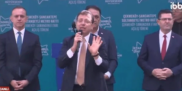 Yalana kırk takla attıran Ekrem inşaatı bitmeyen metro için 'açılış' yaptı