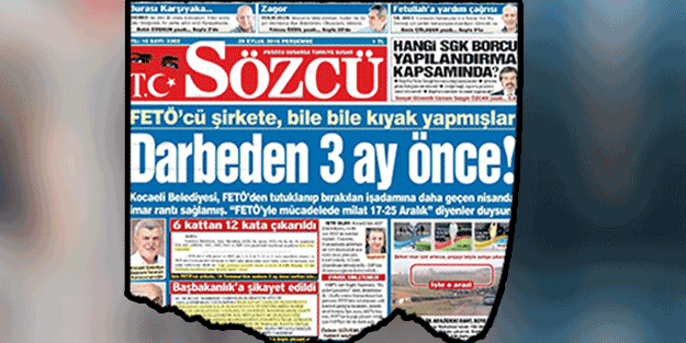 Yalanın Sözcü’sü hakkında bir suç duyurusu daha!