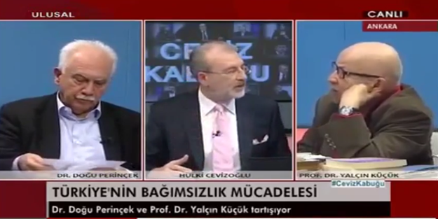 Yalçın Küçük ile Doğu Perinçek birbirine girdi!