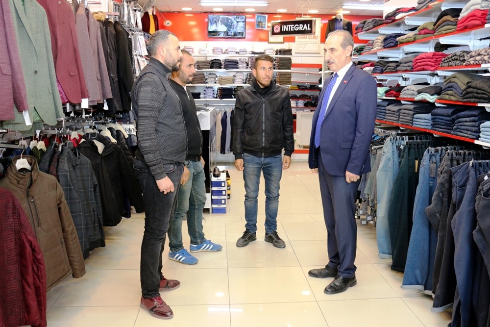 Yalçınkaya esnaf ziyaretlerini sürdürüyor 
