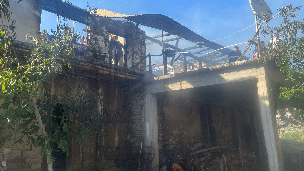 Yalnız yaşayan 92 yaşındaki Mehmet Ali dede, yanarak hayatını kaybetti