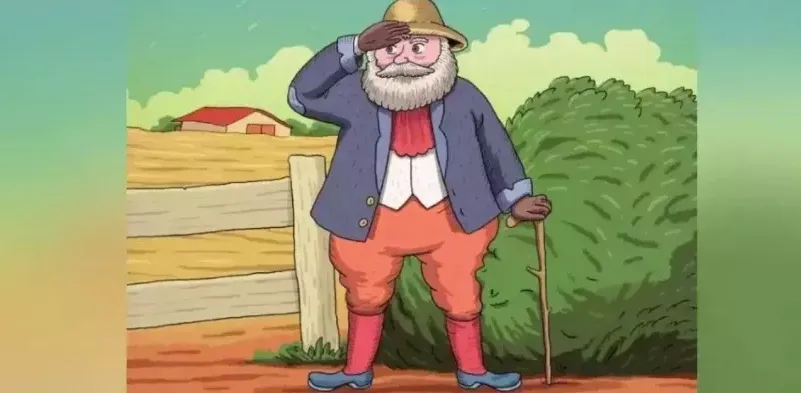 Yalnızca 10 saniyeniz var! Yaşlı adamın karısını bulursanız dâhisiniz demektir