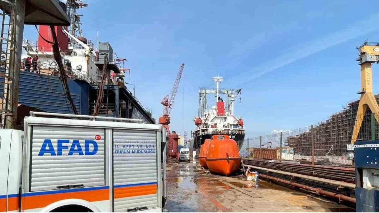 Yalova’da tersane işçisi feci şekilde can verdi