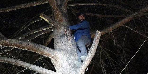 Yamaç paraşütü yapan kişiyi itfaiye kurtardı