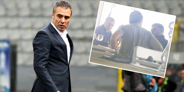 Yanal yıldız futbolcu ile görüşürken yakalandı