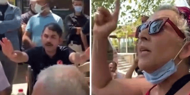 Yangın bölgesinde provokasyon! Bakan Kurum hemen müdahale etti