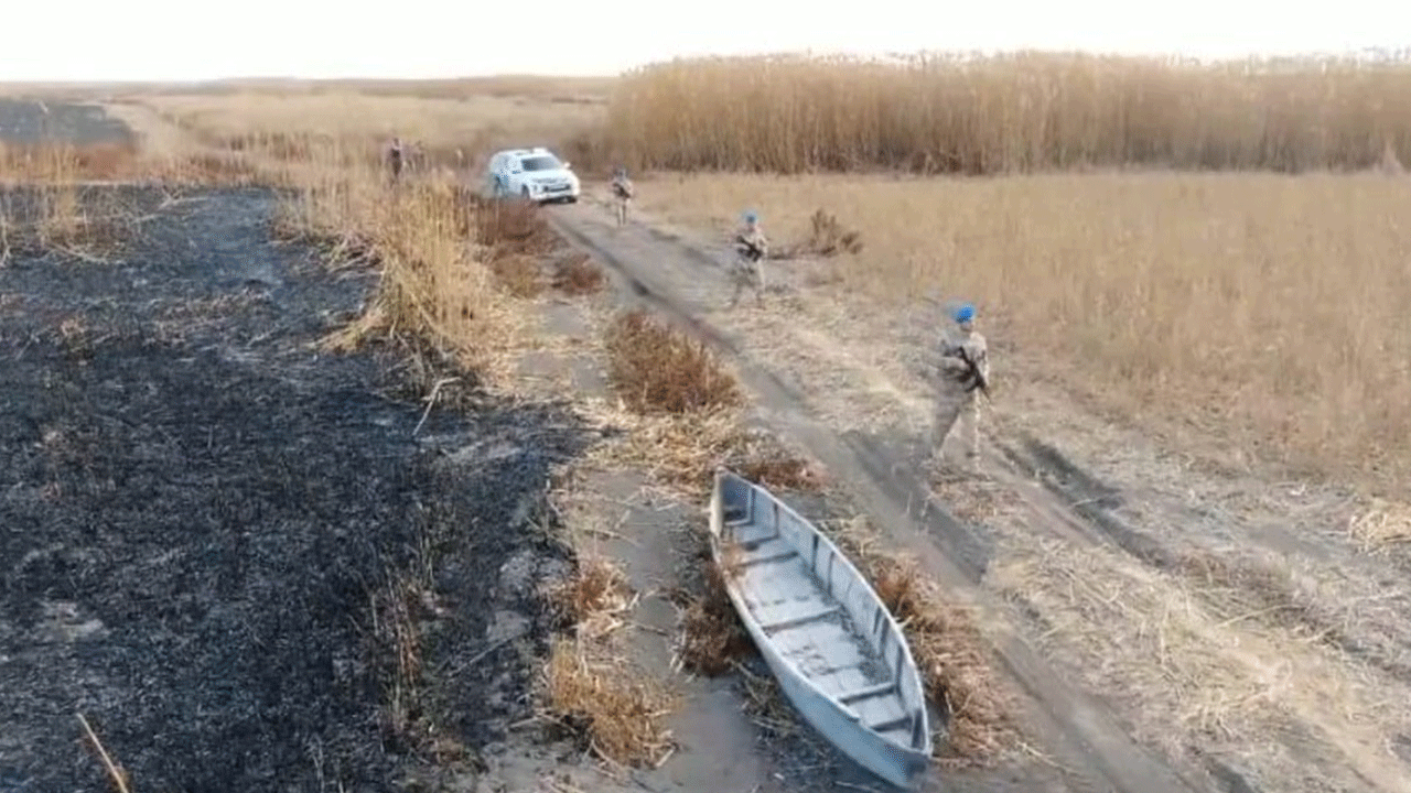 Yangın çıkmıştı: Komandolar sahaya indi