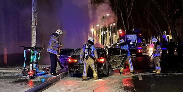 Yangın, gözyaşı, kavga... Beşiktaş'ta olaylı gece!
