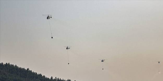 Yangın söndürme helikopterleri kaç ton su taşıyor? Helikopterler yangına bir saatte kaç ton su atabiliyor?
