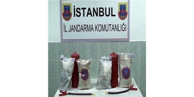 Yangın söndürme tüpüyle eroin sevkiyatı!