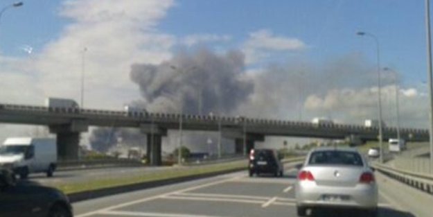 İstanbul'da panikleten yangın!