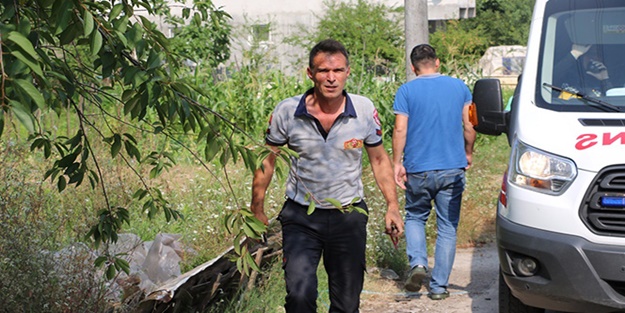 Yangına giden itfaiyeci şok oldu!