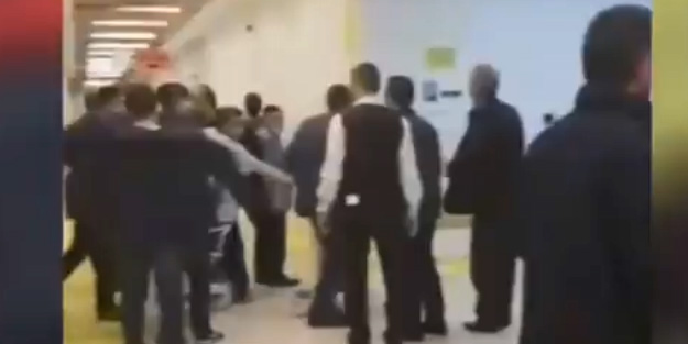 Yangından kaçış anı kamerada!