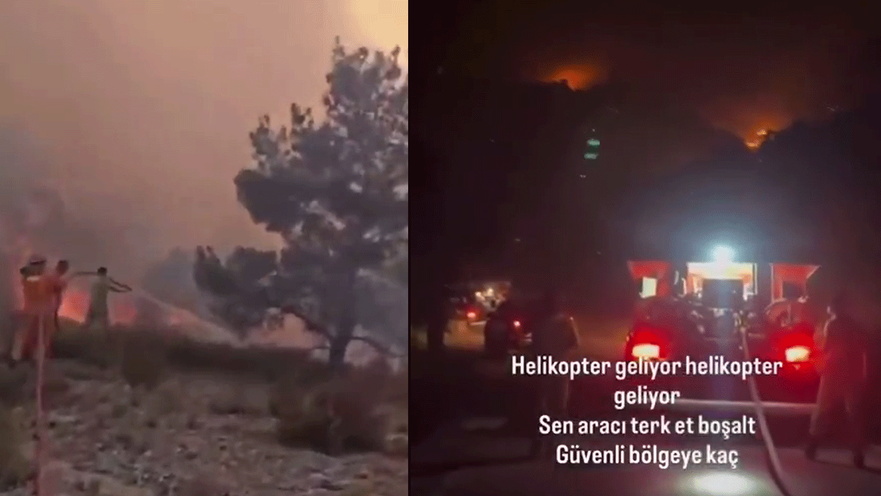 Yangının ortasında kaldı! İtfaiyecinin "aracı terk et" emrine verdiği cevap Türkiye'yi salladı