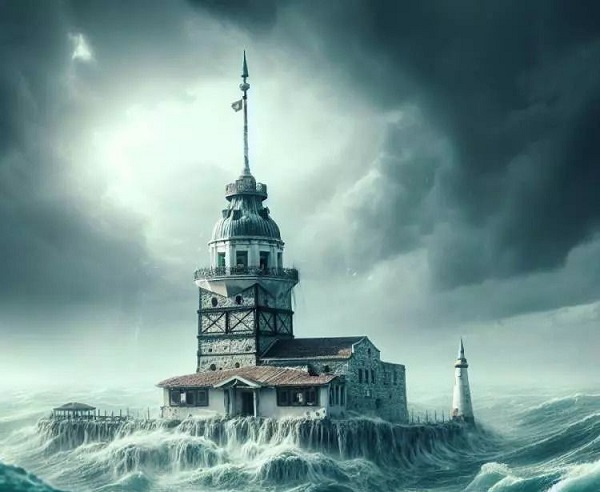 Yapay zeka çizdi! Felaketlerin ardından dünya böyle görünecek