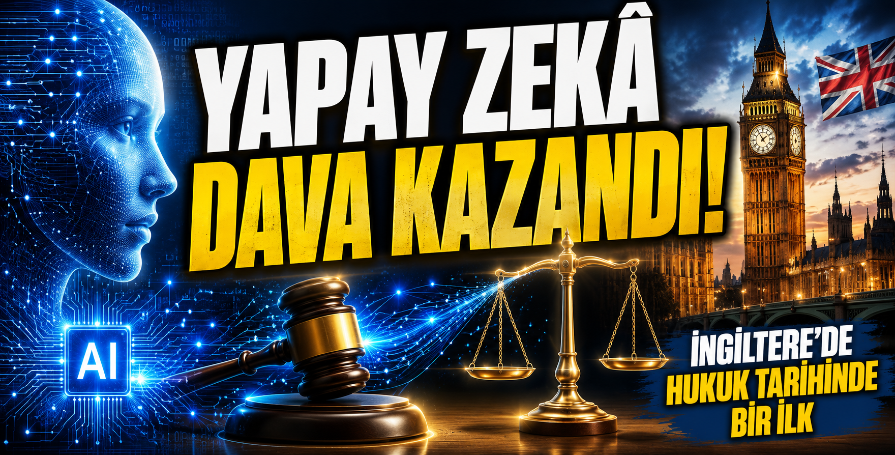 Yapay Zekâ Dava Kazandı: İngiltere'de Hukuk Tarihinde Bir İlk