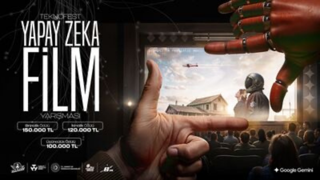 Yapay zeka ile sinema buluşuyor: TEKNOFEST’te geleceğin yönetmenleri aranıyor! 150 bin TL ödüllü yarışma…