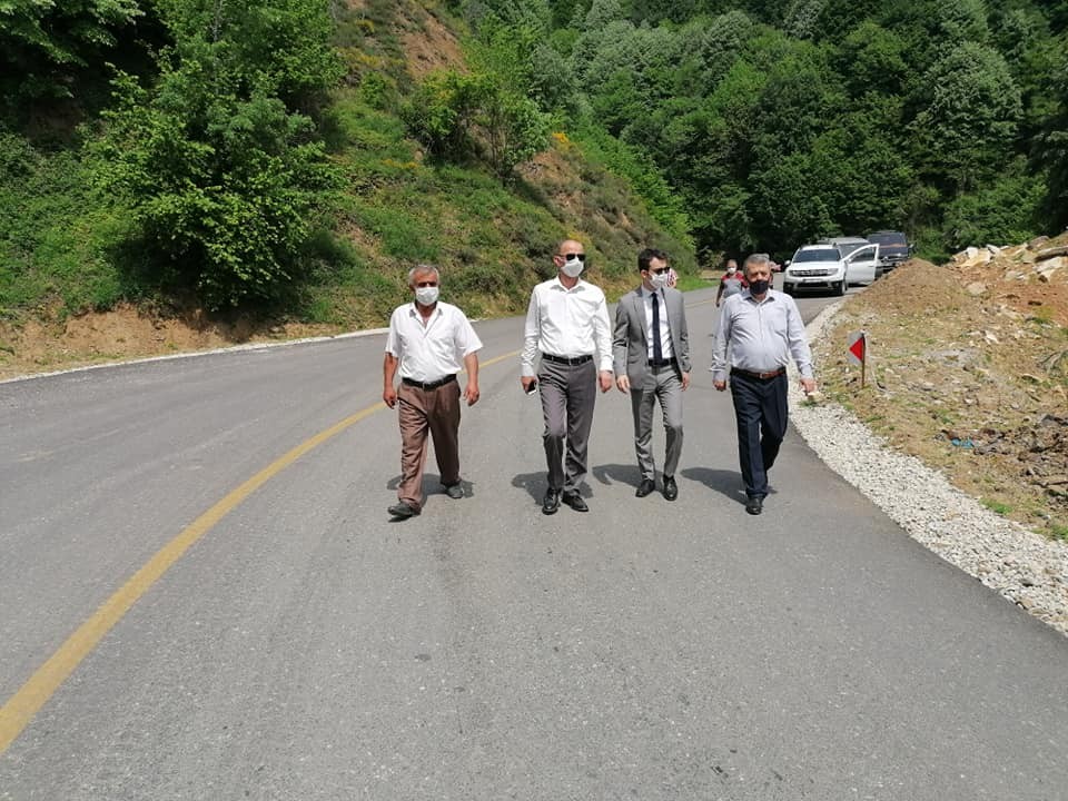 Yapılan çalışmaları Kaymakam denetledi 