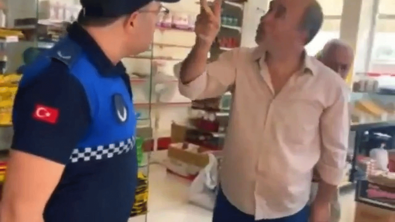 Yaptığından utanmadı zabıtalara saldırdı! O anlar kamerada