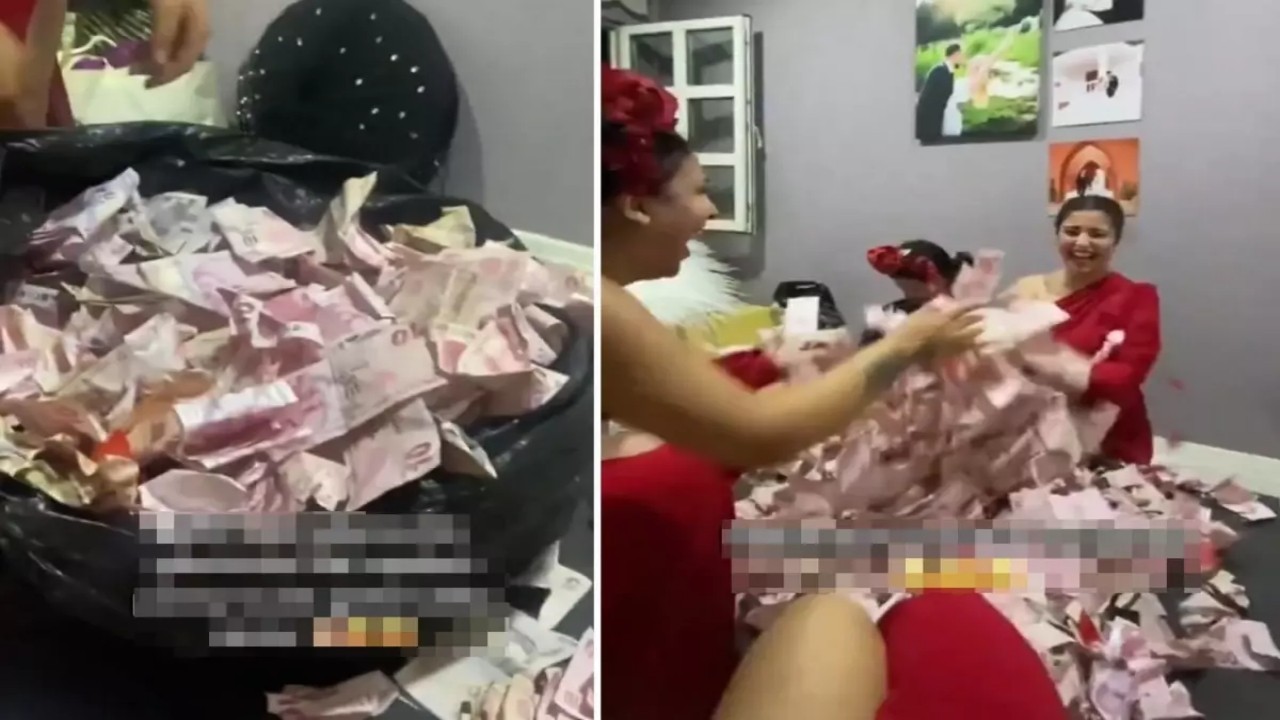 Yaptıkları işi kimse tahmin edemeyecek! Genç kızların topladığı bahşişi görenler gözlerine inanamadı