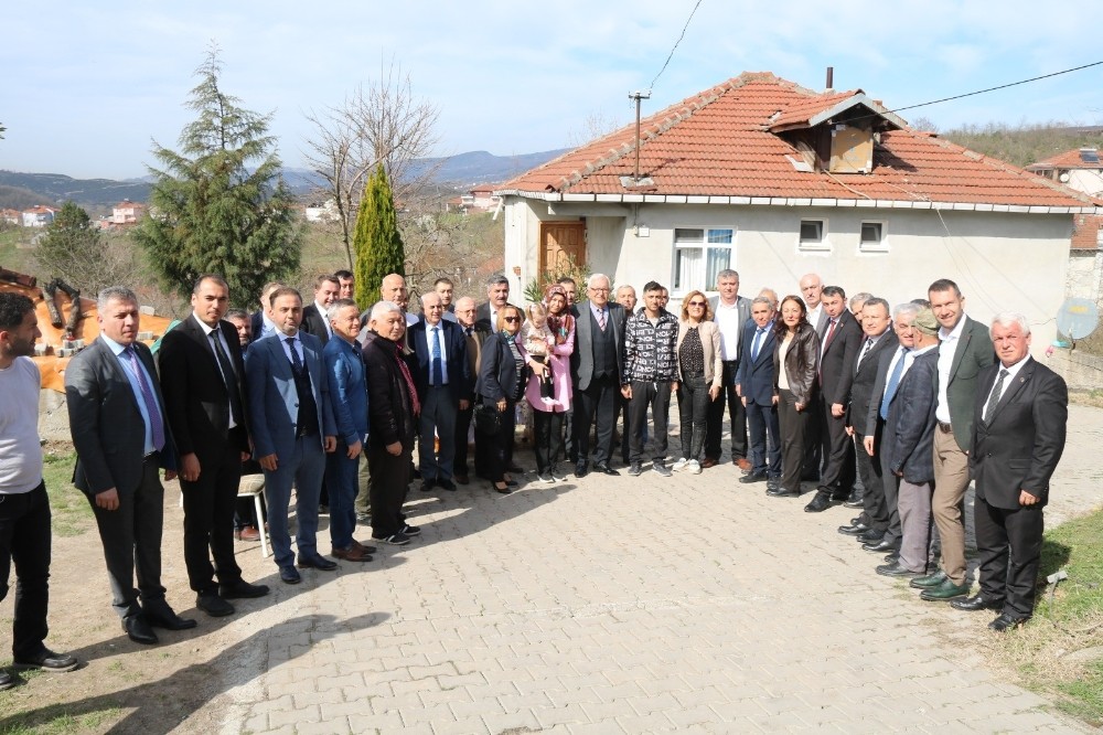 Yaralı askerlere moral ziyareti 
