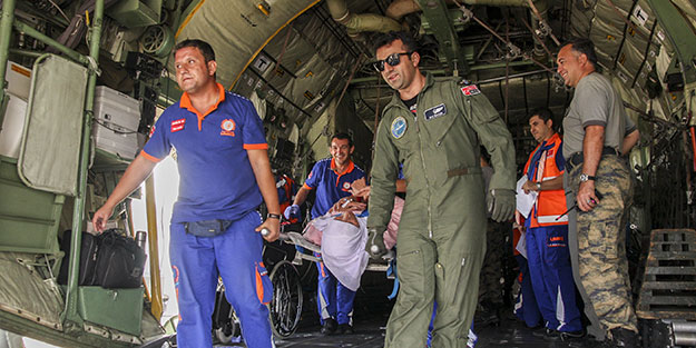 Yaralı hacılar Türkiye’de