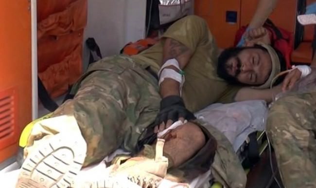 Yaralı Özgür Suriye Ordusu mensupları Gaziantep'e getirildi