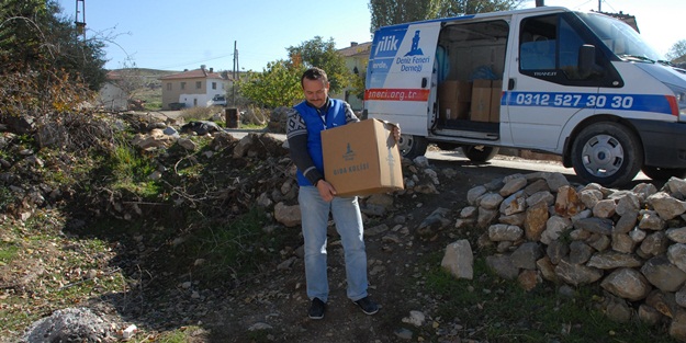 Yardım için Çubuk'un köylerindeyiz