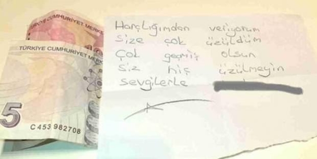 Yardım paketinden çıkan not duygulandırdı!