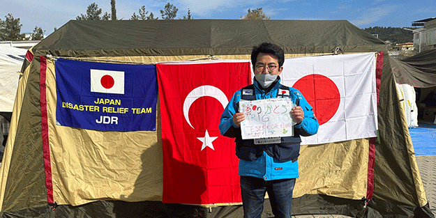 Yardıma gelen Japonları duygulandıran not