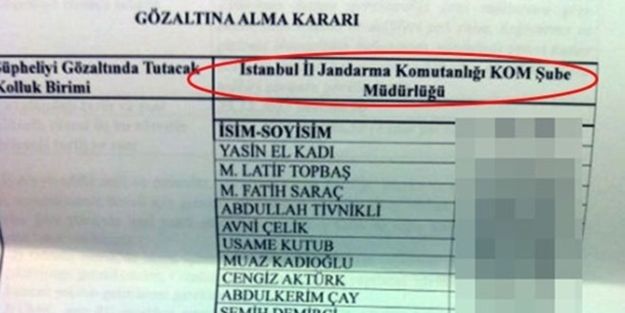 Yargı cuntasına bir darbe de jandarmadan