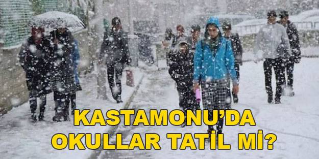 Yarın Kastamonu'da okullar tatil mi? Kastamonu yarın okullar tatil mi? 21 Aralık Salı kar tatili olan iller hangileri?