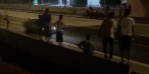 Yarış yaparken çarptığı gencin bacağını kopardı!