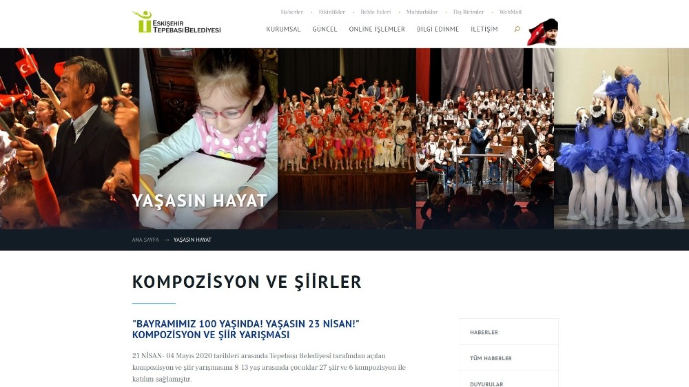 Yarışma sona erdi, çocukların eserleri beğeniye sunuldu 