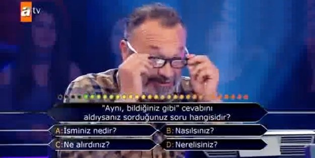 Yarışma tarihine geçen isim! Verdiği cevaba kimse inanamadı