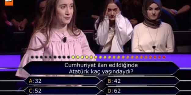 Yarışmacının zor anları! Mustafa Kemal sorusunda jokerleri eritti