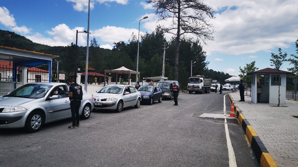 Yasak kalktı, Marmaris giriş noktası hareketlenmeye başladı 
