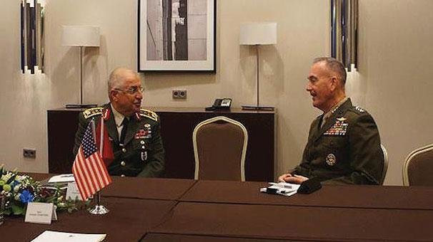 Yaşar Güler ile ABD'li Dunford arasında kritik görüşme