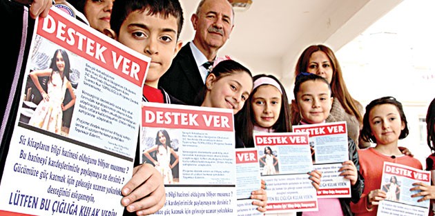 Yaşı küçük ama gönlü çok büyük