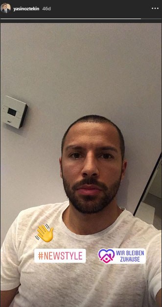 Yasin Öztekin’den yeni saç stili 