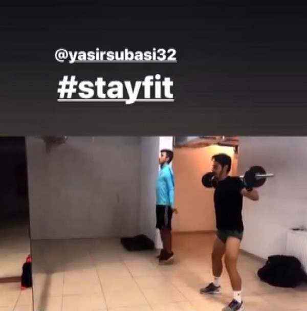 Yasir Subaşı ve Oğuzhan Çapar güç depoluyor 