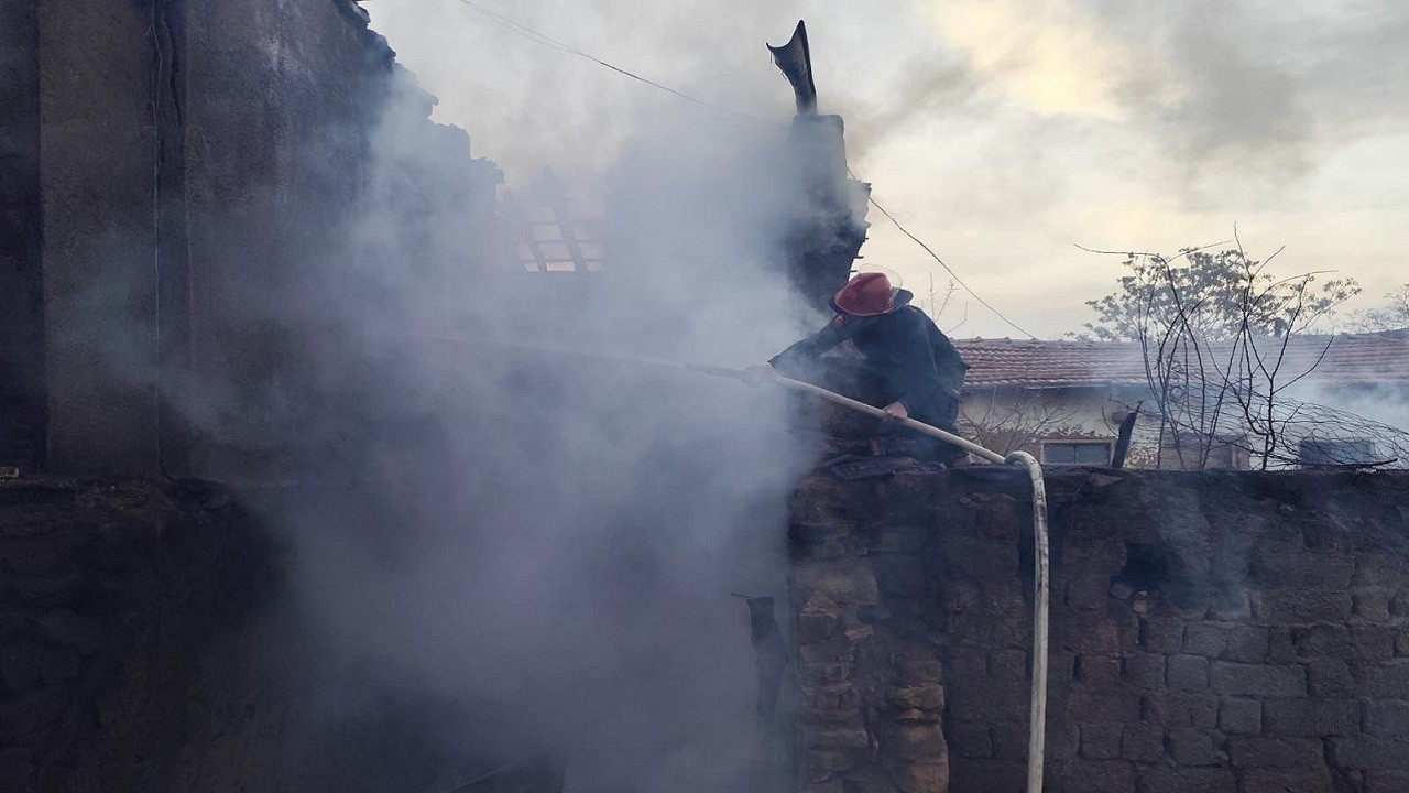 Yaşlı adam feci şekilde can verdi