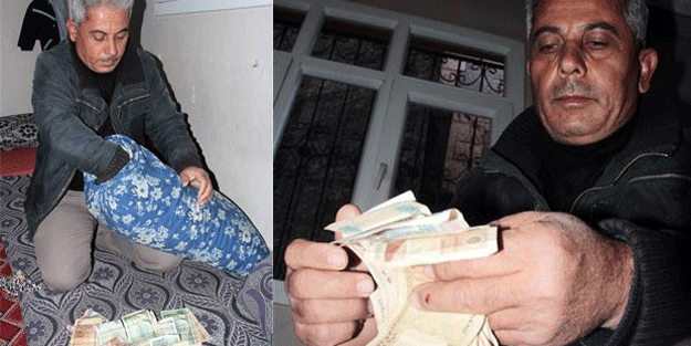 Yastığın içinden milyonlar çıktı fakat o kahroldu!