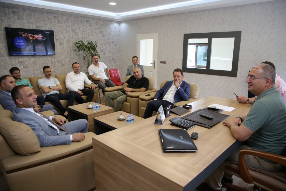 Yatırımcılar ile başkan buluştu 
